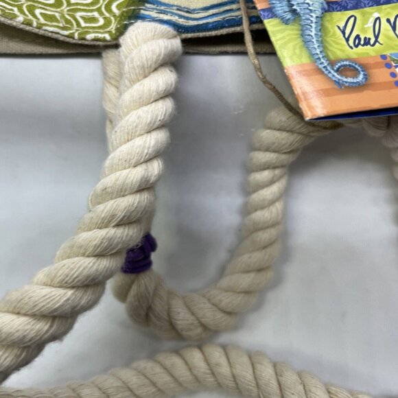 Paul Brent “Gone to the Beach” Bag - Embellished On Flip Flops NWT - Picture 8 of 12